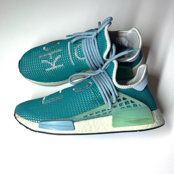 Adidas Pharrell Williams x NMD Human Race Dash Green Men's Sneakers Size- 9 - Picture 9 of 10